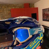 Casco motocross Scorpion vx-15 + mascherina