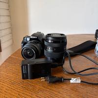 Sony A dslr-230 con obbiettivo 18/55 e Dt 16/50