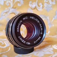 HELIOS 44M-6 58mm f2 obiettivo ZENIT, USSR M42 A++