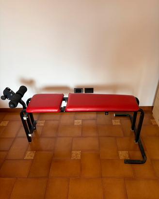 Panca inclinabile + leg extension/curl