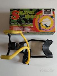 fionda professionale in metallo con reggi polso