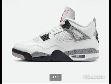 Scarpe Air Jordan 4 White Cement