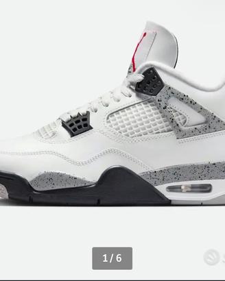 Scarpe Air Jordan 4 White Cement