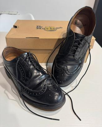 Dr. Martens Brogue 3989 in pelle smooth n°41 nere