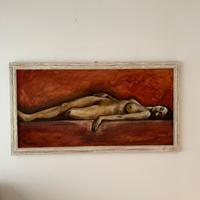 Dipinto ad olio “nudo” artista Roberto Manno