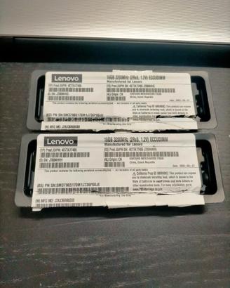 memoria ram THINKSYSTEM 16GB TRUDDR4 3200MHZ (2RX8