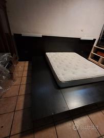 letto contenitore con boaserie