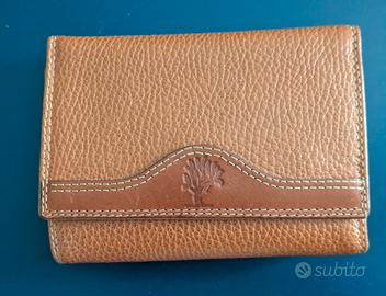 Portafoglio in pelle marrone