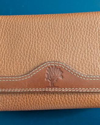 Portafoglio in pelle marrone