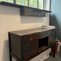 credenza bassa in legno