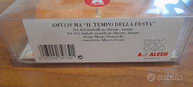 ALESSI PIROTTINI O TIMBALLI NUOVI IN SILICONE