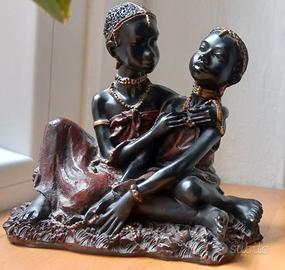 STATUETTA AFRICANA IN EBANO