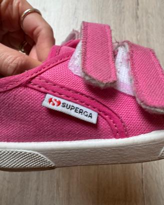 Sneakers in tela Superga per bambina