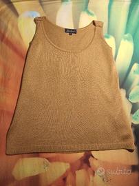 Top giallo senape Luisa Spagnoli 