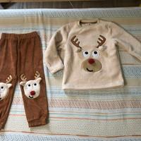 Pigiama caldo bambino bambina 6A