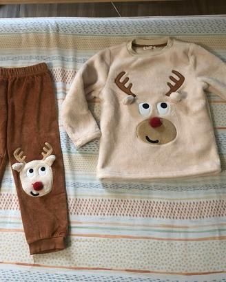 Pigiama caldo bambino bambina 6A