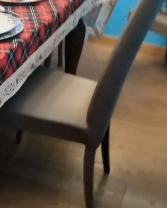 sedie in pelle 