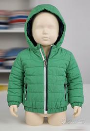 Giubbottino verde 6-9 mesi con zip