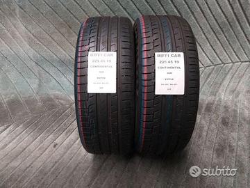 2 gomme 225 45 19 continental a317