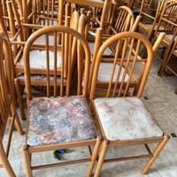 Sedie in frassino art déco