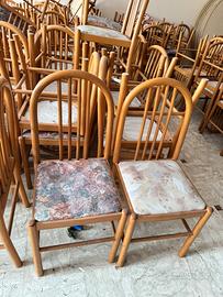 Sedie in frassino art déco