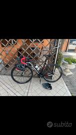 Bici da corsa in carbonio ultegra cerchi carbonio