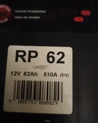 batteria auto 12v 62 A 510A
