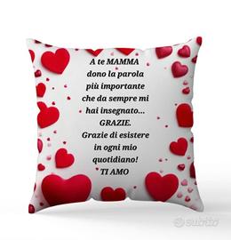 cuscini festa della mamma per info 3471392155