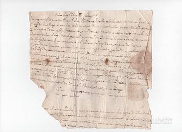 Archivio Storico 1700 Caggiano (SA) Prefilatelica