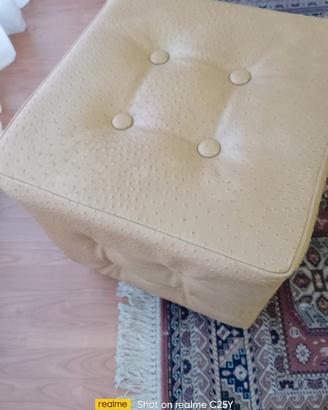 pouf ecopelle 