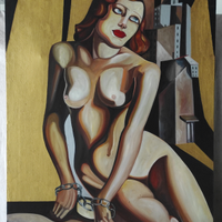 Riproduzione quadro Tamara de lempicka