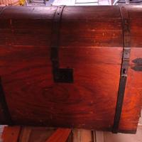 BAULE IN LEGNO DEL '900