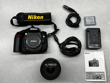 Reflex Nikon D90 + ottica Nikkor 18‑105mm VR