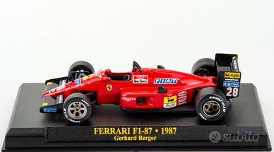 Ferrari F1-87 Gerhard Berger 1987 Scala 1:43 F 1