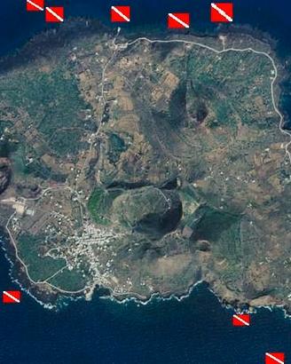 Punti GPS immersioni Linosa