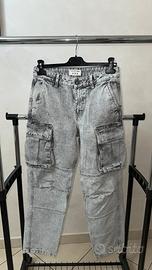 Jeans Cargo Terranova Uomo – Grigio Chiaro - IT:42
