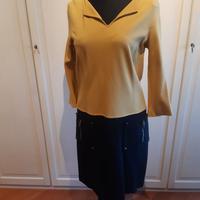 Luisa Spagnoli abito bicolore tg 44