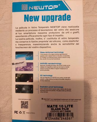 Pellicola in vetro temperato Huawei mate 10 lite