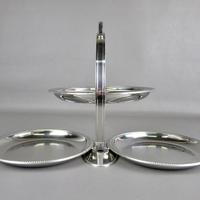 ALESSI alzatina acciaio design '60