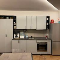 Cucina Ikea con piano induzione e Frigorifero