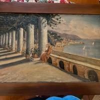 Quadro fine 800 legno e firmato