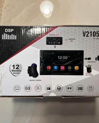 Autoradio universale touch carplay-androidauto