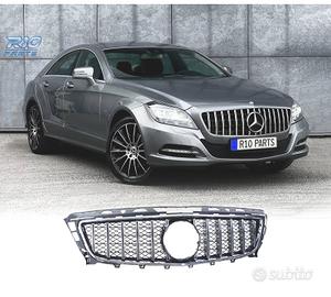 GRIGLIA MERCEDES CLS C218 11-14 LOOK GT NERO CROMA