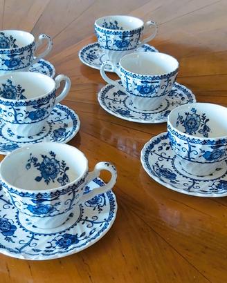 Johnson Brothers Indies blu 6 tazze caffè