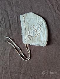 cuffia neonato antica