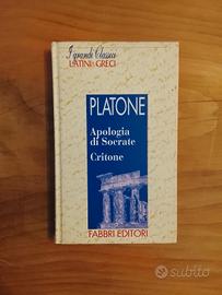 Platone, Apologia di Socrate Critone, Testo Greco