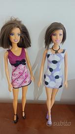 lotto 2 Barbie mattel vestite