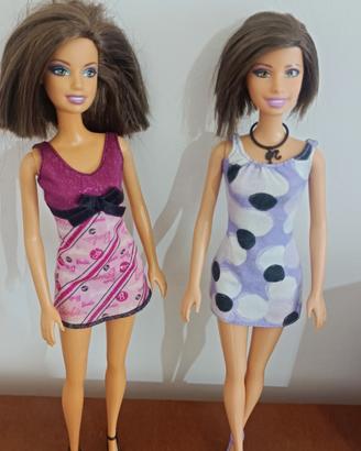 lotto 2 Barbie mattel vestite