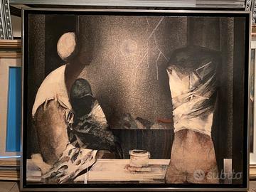 Interno con figure - Brescianini