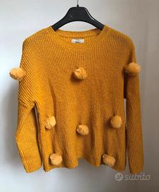 Maglione Only con Pompon